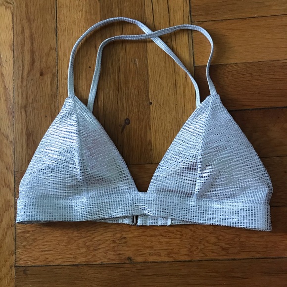 h&m silver bikini